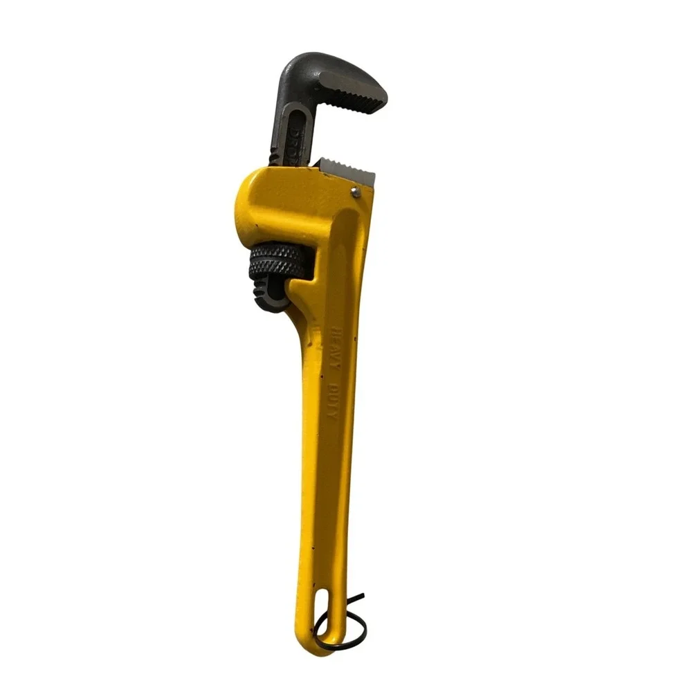 Stanley 10 Inch Yellow Heavy Duty Pipe Wrench Model 87-622